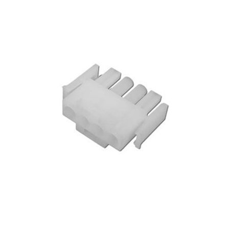 PERFECTPITCH 4 Pin Male Amp Plug - White PE1189583